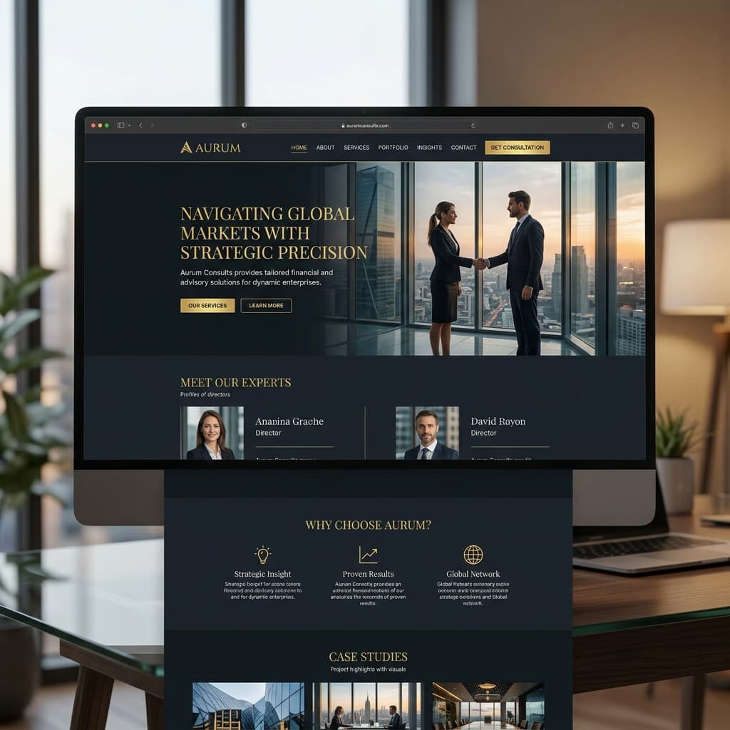 Corporate Website — ผลงานโดย Pongdech Wisetchoo